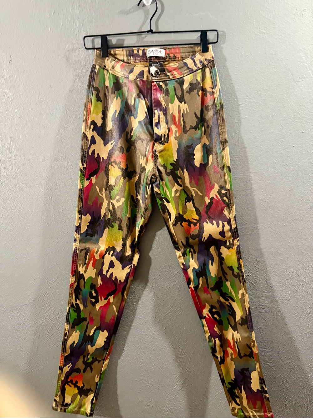Women Multicolor Camo Skinny Pants - Swank a Posh
